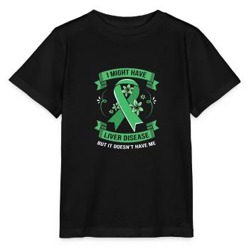 Maladie du foie - T-shirt bio MINI CREATOR Stanley/Stella Enfant - noir - Devant - Mikhail (115cm)
