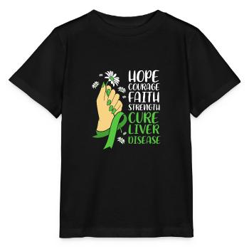 Maladie du foie - T-shirt bio MINI CREATOR Stanley/Stella Enfant - noir - Devant - Mikhail (115cm)