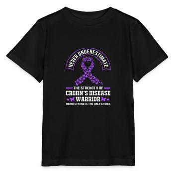 Maladie de Crohn - T-shirt bio MINI CREATOR Stanley/Stella Enfant - noir - Devant - Mikhail (115cm)