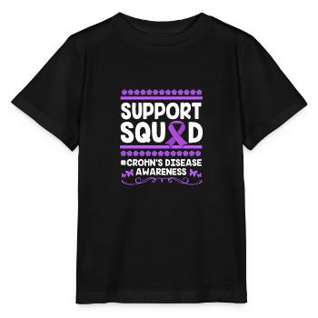 Maladie de Crohn - T-shirt bio MINI CREATOR Stanley/Stella Enfant - noir - Devant - Mikhail (115cm)