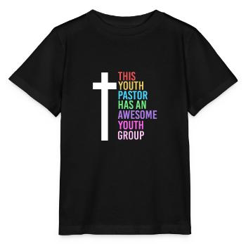 Youth pastor - Stanley/Stella MINI CREATOR Kids’ T-Shirt - black - Front - Mikhail (115cm)