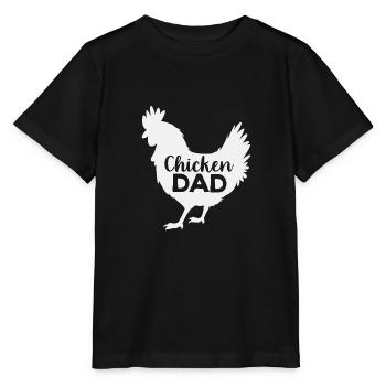 Poulet Volaille - T-shirt bio MINI CREATOR Stanley/Stella Enfant - noir - Devant - Mikhail (115cm)