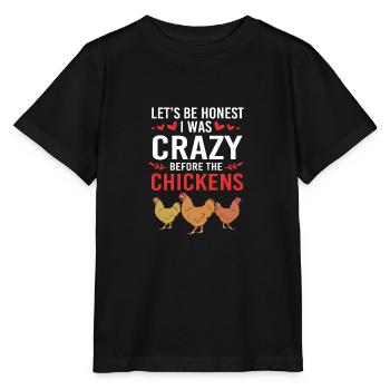 Poulet Volaille - T-shirt bio MINI CREATOR Stanley/Stella Enfant - noir - Devant - Mikhail (115cm)