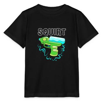 Pistolet à eau - T-shirt bio MINI CREATOR Stanley/Stella Enfant - noir - Devant - Mikhail (115cm)