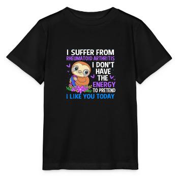 Rheuma Arthritis - Stanley/Stella Kinder T-Shirt MINI CREATOR  - Schwarz - Vorne - Mikhail (115cm)