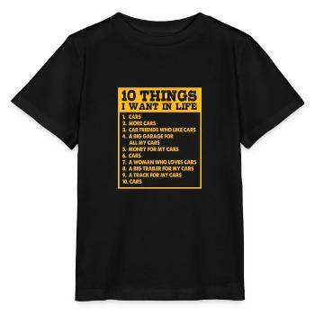 Autofahrer - Stanley/Stella Kinder T-Shirt MINI CREATOR  - Schwarz - Vorne - Mikhail (115cm)