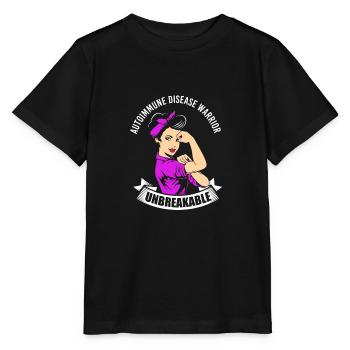 Maladie auto-immune - T-shirt bio MINI CREATOR Stanley/Stella Enfant - noir - Devant - Mikhail (115cm)