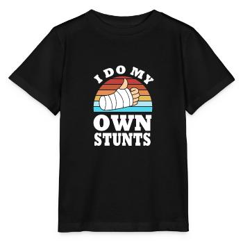 Fracture de l’os du bras - T-shirt bio MINI CREATOR Stanley/Stella Enfant - noir - Devant - Mikhail (115cm)
