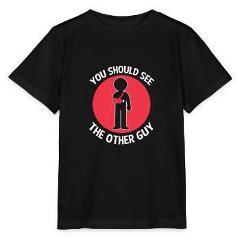 Fracture de l’os du bras - T-shirt bio MINI CREATOR Stanley/Stella Enfant - noir - Devant - Mikhail (115cm)