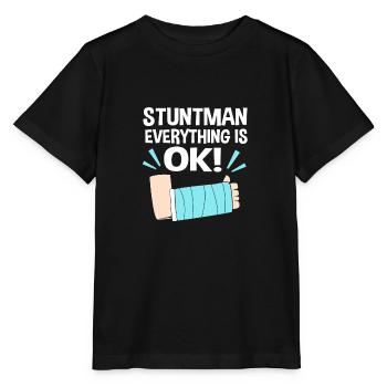 Fracture de l’os du bras - T-shirt bio MINI CREATOR Stanley/Stella Enfant - noir - Devant - Mikhail (115cm)