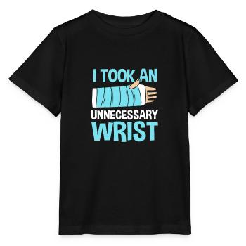 Fracture de l’os du bras - T-shirt bio MINI CREATOR Stanley/Stella Enfant - noir - Devant - Mikhail (115cm)
