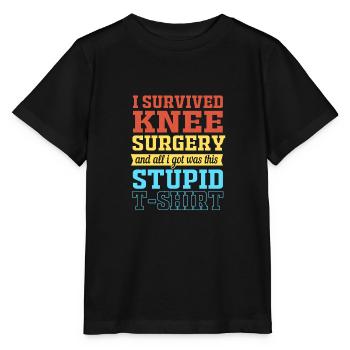 Knie Operation - Stanley/Stella Kinder T-Shirt MINI CREATOR  - Schwarz - Vorne - Mikhail (115cm)