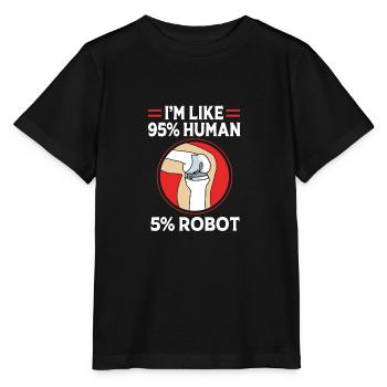 Knie Operation - Stanley/Stella Kinder T-Shirt MINI CREATOR  - Schwarz - Vorne - Mikhail (115cm)