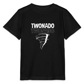 Tornado Birthday Children's Birthday Party - Stanley/Stella MINI CREATOR Kids’ T-Shirt - black - Front - Mikhail (115cm)