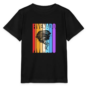 Tornado Birthday Children's Birthday Party - Stanley/Stella MINI CREATOR Kids’ T-Shirt - black - Front - Mikhail (115cm)