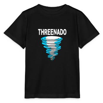 Tornado Birthday Children's Birthday Party - Stanley/Stella MINI CREATOR Kids’ T-Shirt - black - Front - Mikhail (115cm)