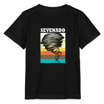 Tornado Birthday Children's Birthday Party - Stanley/Stella MINI CREATOR Kids’ T-Shirt - black - Front - Mikhail (115cm)