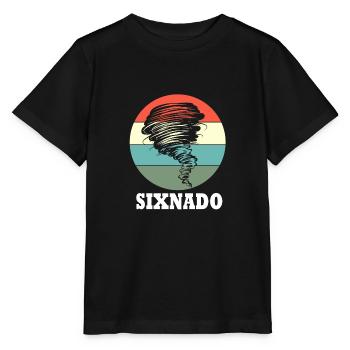 Tornado Birthday Children's Birthday Party - Stanley/Stella MINI CREATOR Kids’ T-Shirt - black - Front - Mikhail (115cm)