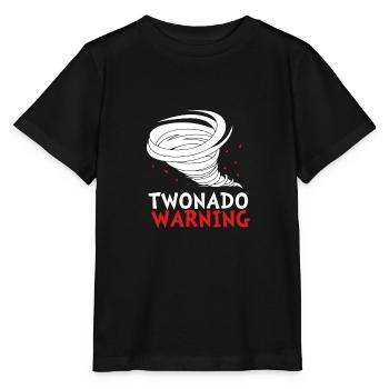 Tornado Birthday Children's Birthday Party - Stanley/Stella MINI CREATOR Kids’ T-Shirt - black - Front - Mikhail (115cm)