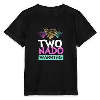 Tornado Birthday Children's Birthday Party - Stanley/Stella MINI CREATOR Kids’ T-Shirt - black - Front - Mikhail (115cm)
