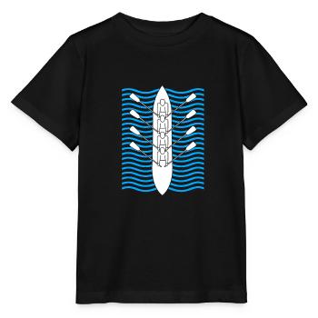 Rowing Team Rowing Rowing Rowing Boat Rowers - Stanley/Stella MINI CREATOR Kids’ T-Shirt - black - Front - Mikhail (115cm)