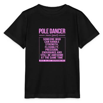 Pole Dance - Stanley/Stella Kinder T-Shirt MINI CREATOR  - Schwarz - Vorne - Mikhail (115cm)