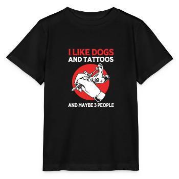 Tattoo Artist Tattoo Artist Tattooed Tattoo - Stanley/Stella MINI CREATOR Kids’ T-Shirt - black - Front - Mikhail (115cm)