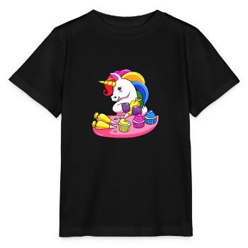 Gâteau Tartelette Décoration Gâteau - T-shirt bio MINI CREATOR Stanley/Stella Enfant - noir - Devant - Mikhail (115cm)