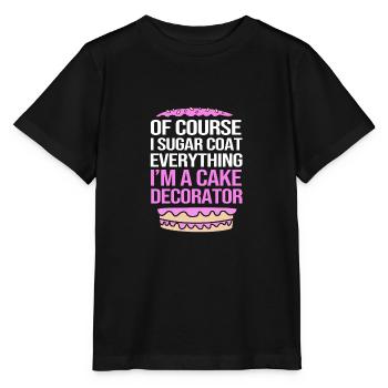 Gâteau Tartelette Décoration Gâteau - T-shirt bio MINI CREATOR Stanley/Stella Enfant - noir - Devant - Mikhail (115cm)