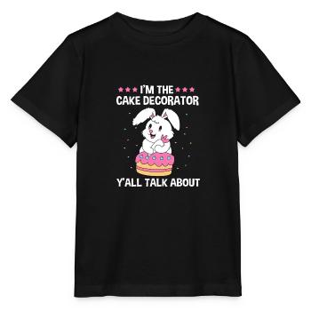 Gâteau Tartelette Décoration Gâteau - T-shirt bio MINI CREATOR Stanley/Stella Enfant - noir - Devant - Mikhail (115cm)