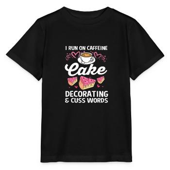 Gâteau Tartelette Décoration Gâteau - T-shirt bio MINI CREATOR Stanley/Stella Enfant - noir - Devant - Mikhail (115cm)