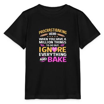 Gâteau Tartelette Décoration Gâteau - T-shirt bio MINI CREATOR Stanley/Stella Enfant - noir - Devant - Mikhail (115cm)