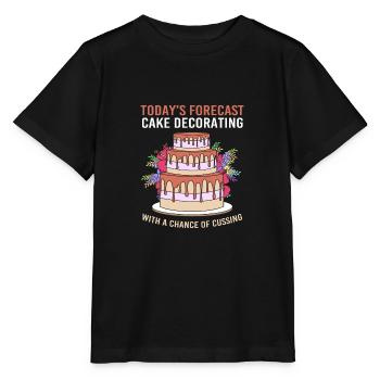Gâteau Tartelette Décoration Gâteau - T-shirt bio MINI CREATOR Stanley/Stella Enfant - noir - Devant - Mikhail (115cm)