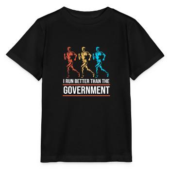 Marathon Marathon Runner - Stanley/Stella MINI CREATOR Kids’ T-Shirt - black - Front - Mikhail (115cm)