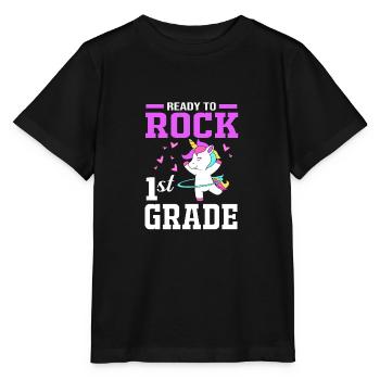 Erstklässler - Stanley/Stella Kinder T-Shirt MINI CREATOR  - Schwarz - Vorne - Mikhail (115cm)