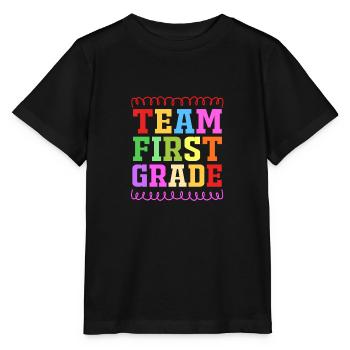 Erstklässler - Stanley/Stella Kinder T-Shirt MINI CREATOR  - Schwarz - Vorne - Mikhail (115cm)