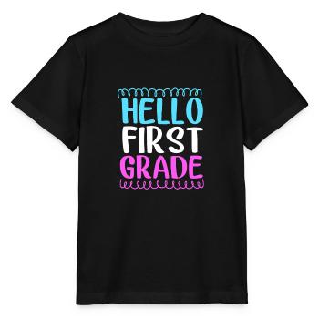 Erstklässler - Stanley/Stella Kinder T-Shirt MINI CREATOR  - Schwarz - Vorne - Mikhail (115cm)