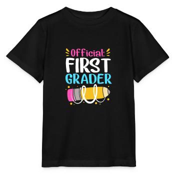 Erstklässler - Stanley/Stella Kinder T-Shirt MINI CREATOR  - Schwarz - Vorne - Mikhail (115cm)