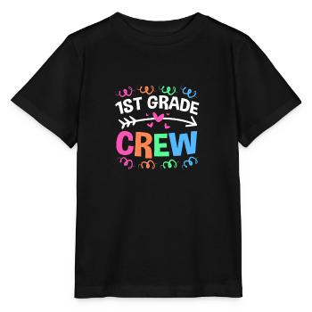 Erstklässler - Stanley/Stella Kinder T-Shirt MINI CREATOR  - Schwarz - Vorne - Mikhail (115cm)