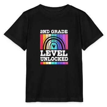 2. Klasse - Stanley/Stella Kinder T-Shirt MINI CREATOR  - Schwarz - Vorne - Mikhail (115cm)