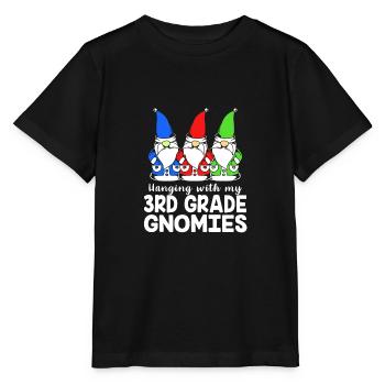 3. Klasse - Stanley/Stella Kinder T-Shirt MINI CREATOR  - Schwarz - Vorne - Mikhail (115cm)