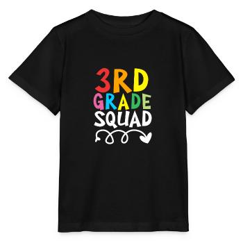 3. Klasse - Stanley/Stella Kinder T-Shirt MINI CREATOR  - Schwarz - Vorne - Mikhail (115cm)