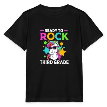 3rd Grade - Stanley/Stella MINI CREATOR Kids’ T-Shirt - black - Front - Mikhail (115cm)