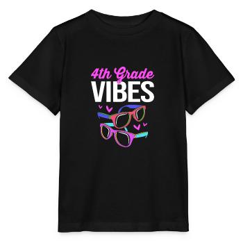 4th Grade - Stanley/Stella MINI CREATOR Kids’ T-Shirt - black - Front - Mikhail (115cm)