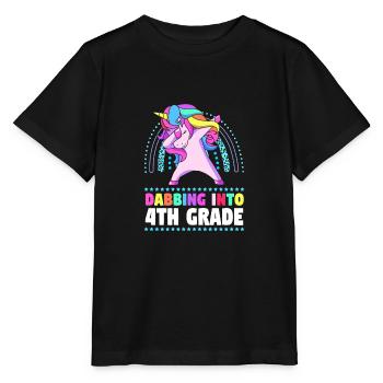 4th Grade - Stanley/Stella MINI CREATOR Kids’ T-Shirt - black - Front - Mikhail (115cm)