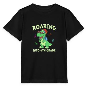 4th Grade - Stanley/Stella MINI CREATOR Kids’ T-Shirt - black - Front - Mikhail (115cm)