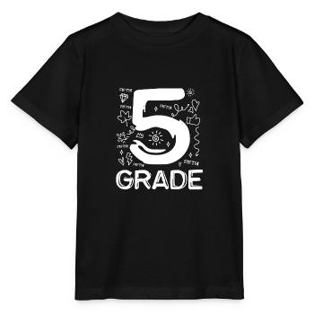 5th Grade - Stanley/Stella MINI CREATOR Kids’ T-Shirt - black - Front - Mikhail (115cm)