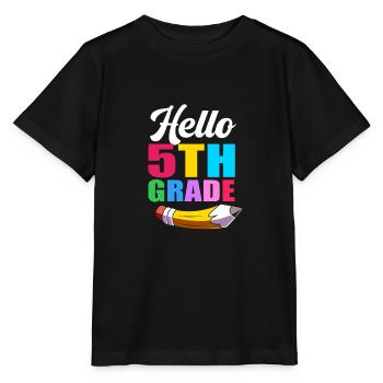 5th Grade - Stanley/Stella MINI CREATOR Kids’ T-Shirt - black - Front - Mikhail (115cm)