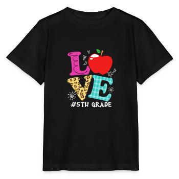 5th Grade - Stanley/Stella MINI CREATOR Kids’ T-Shirt - black - Front - Mikhail (115cm)