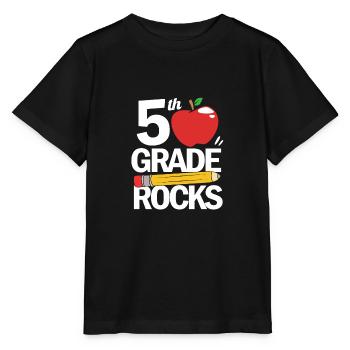 5th Grade - Stanley/Stella MINI CREATOR Kids’ T-Shirt - black - Front - Mikhail (115cm)